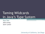 Taming Wildcards in Java\'s Type System
